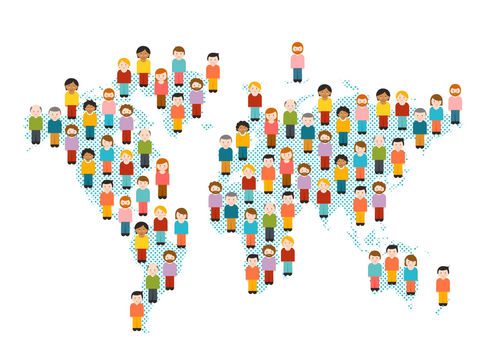 Photo of the world population