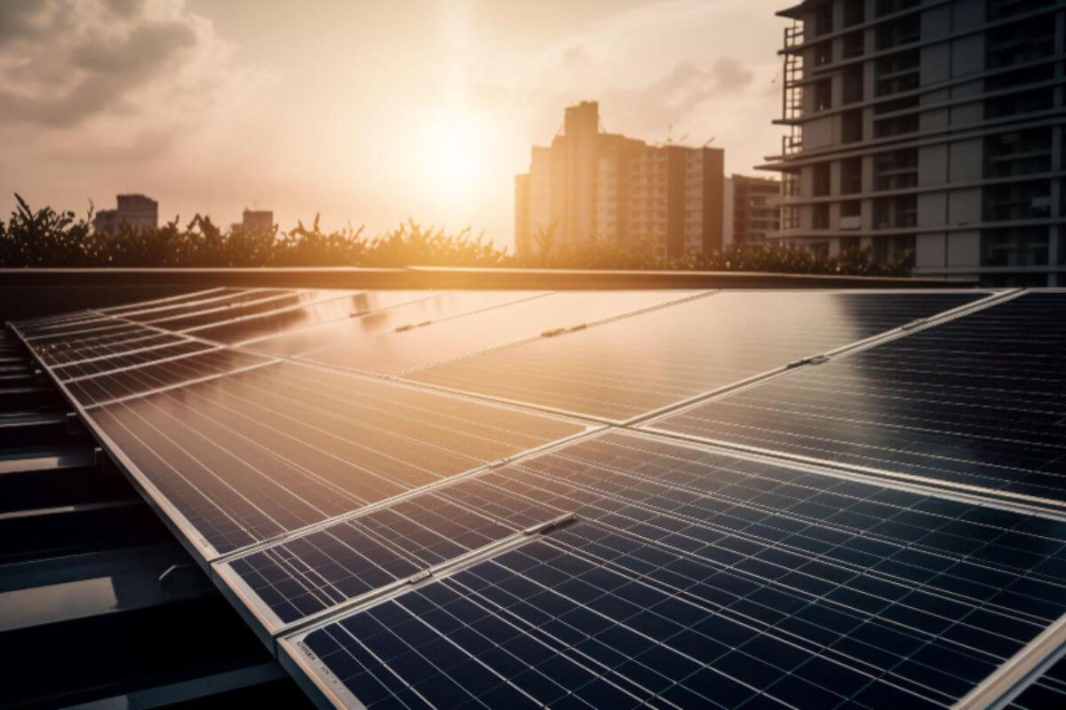 Rooftop solar panels