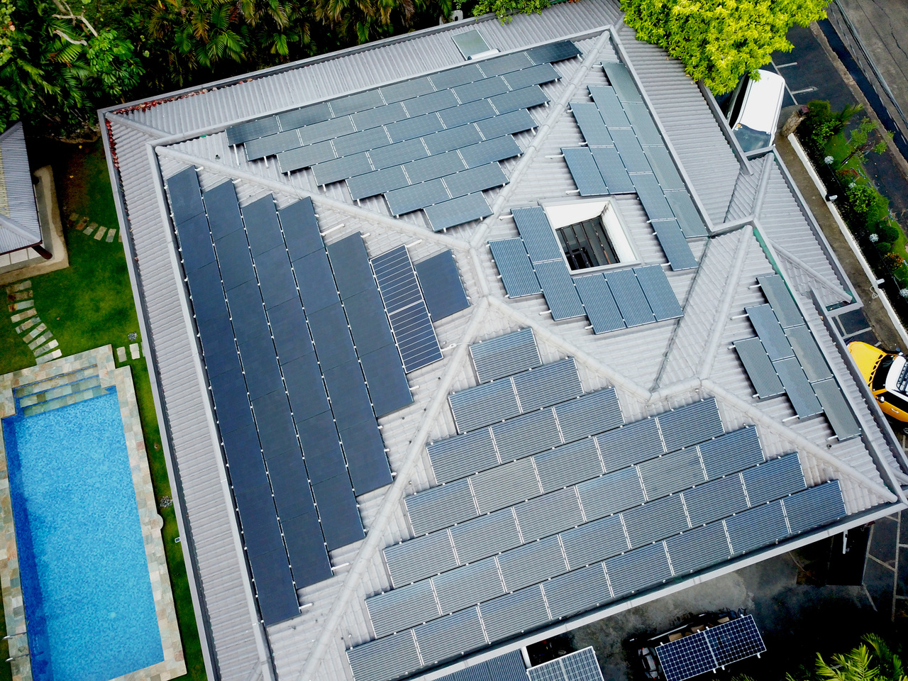 Grid tie solar rooftop