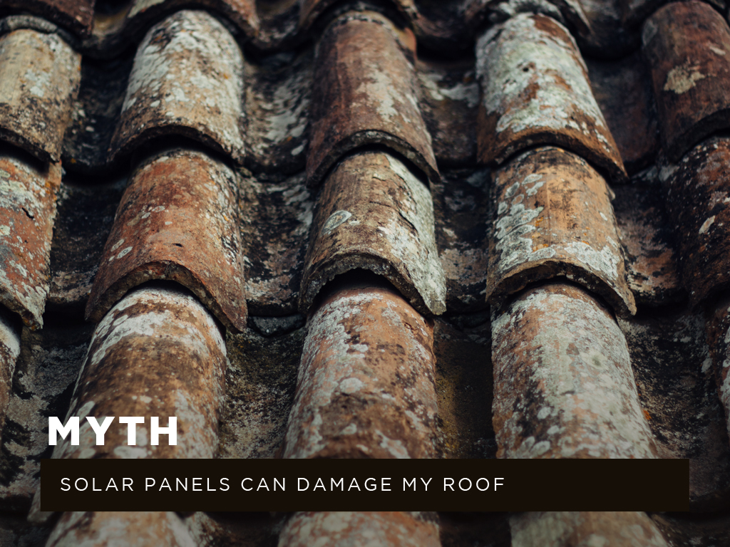 Myth #7: Solar panels can damage my roof