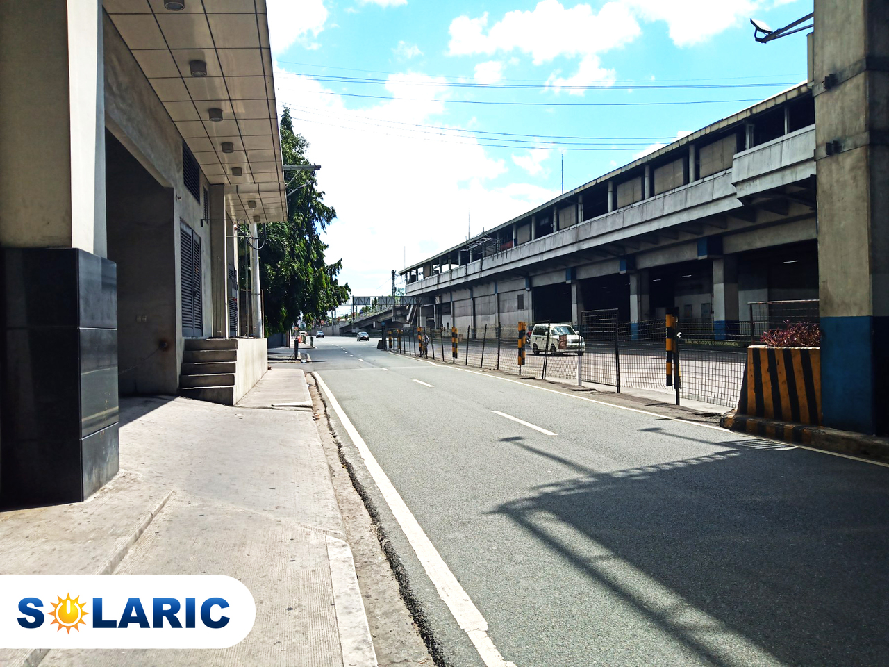 Empty street because of the COVID-19 quarantine